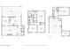 Floor plans featuring the basement, floor 2, and floor 1 layouts of the home at 4553 Pond Ln, Marietta, GA 30062
