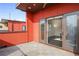 View of covered patio with an open doorway to living area; outdoor space at 504 Rankin Ne St # 4, Atlanta, GA 30308