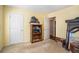 Bedroom with carpeted floors, with 2 white doors and natural light at 126 Amberwood Ln, Euharlee, GA 30145