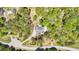 Stunning aerial view of a home nestled amongst lush greenery and mature trees, offering privacy at 45 Harvey Ave, Covington, GA 30016