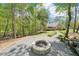 Inviting backyard fire pit with seating, perfect for outdoor gatherings and enjoying nature at 45 Harvey Ave, Covington, GA 30016