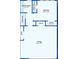 Floor plan showing laundry room, garage, and bedroom layout at 4880 Payson Se Ter, Atlanta, GA 30339