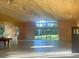 Spacious room with hardwood ceiling and basketball court, perfect for entertaining at 639 Hall Station Rd, Kingston, GA 30145