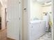 Convenient laundry room with washer and dryer at 233 Cobblestone Trl, Avondale Estates, GA 30002