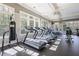 Well-lit gym with treadmills, punching bag, and large windows with natural light at 200 River Vista Dr # 423, Atlanta, GA 30339