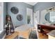 Comfortable treatment room with massage table, sink, natural light and stylish decor at 200 River Vista Dr # 423, Atlanta, GA 30339