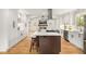 Spacious kitchen with a large island, barstool seating, and ample storage at 2374 Marion Cir, Decatur, GA 30032
