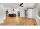 Open-concept living space showcasing kitchen with island and eat-in kitchen area at 2374 Marion Cir, Decatur, GA 30032