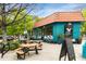 Vibrant coffee shop with outdoor seating, chalkboard signage, tiled roof, and convenient street parking at 2374 Marion Cir, Decatur, GA 30032