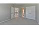 View of a bedroom with a large closet, neutral paint, and an ensuite bathroom at 3237 Birkdale Ave, Duluth, GA 30097