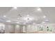 Finished basement with recessed lighting and access to windows at 725 Riley Pl, Atlanta, GA 30327