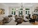 Sunlit living room with large windows, a fireplace, comfortable seating, and a stylish rug at 725 Riley Pl, Atlanta, GA 30327
