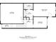 First floor plan including garage, entry, hall, bath, Gathering room, and bedroom at 1276 Edmund Ne Ln, Brookhaven, GA 30319