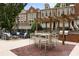 Outdoor kitchen and seating area with brick paver is perfect for entertaining at 1276 Edmund Ne Ln, Brookhaven, GA 30319