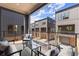 Relaxing balcony with outdoor seating and views of neighboring townhomes at 1123 W Marietta St, Atlanta, GA 30318