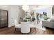 Bright living room featuring modern furnishings, hardwood floors, and lots of natural light at 1123 W Marietta St, Atlanta, GA 30318