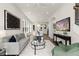 Open concept living room showcasing a modern interior, hardwood floors, and a dining area at 1123 W Marietta St, Atlanta, GA 30318