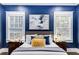 Stylishly decorated bedroom featuring a large bed, bedside tables, and complementary art at 327 6Th Ne St, Atlanta, GA 30308