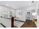 Bright home office space features hardwood floors, large windows, and modern decor at 327 6Th Ne St, Atlanta, GA 30308