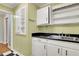 Well-organized kitchen featuring a double sink and lots of cabinet space, providing a functional layout at 108 Glenn St, Decatur, GA 30030