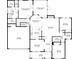 Floor plan showcasing the layout of the home, including the kitchen, bedrooms, and living spaces at 206 Mountain Vista Blvd, Canton, GA 30115