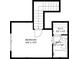 Second floor plan showcasing the layout of the bedroom, closet and bathroom at 206 Mountain Vista Blvd, Canton, GA 30115