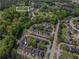 Overhead view of neighborhood and clubhouse, displaying the community's layout and green spaces at 392 Mill Pond Cossing, Carrollton, GA 30116