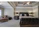 Spacious Primary bedroom with a luxurious bed and comfortable seating area at 636 Parkside Village Nw Way, Marietta, GA 30060