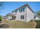 Backyard of two-story home featuring a covered patio at 224 Gallant Fox Way, Acworth, GA 30102