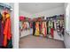 Large closet with racks on the walls for organization of clothing at 224 Gallant Fox Way, Acworth, GA 30102