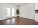 Bright dining area with hardwood floors and access to outdoor patio at 224 Gallant Fox Way, Acworth, GA 30102