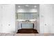 Office or flex space with custom cabinetry, offering stylish organization and functionality at 77 Peachtree Ne # 507, Atlanta, GA 30309
