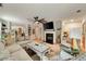 Cozy living room showcasing a fireplace, hardwood floors, and ample natural light at 1168 Eggleston Sw St, Atlanta, GA 30310