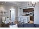 Open concept living and kitchen area with dining table, great for entertaining at 2161 Peachtree Ne Rd # 605, Atlanta, GA 30309