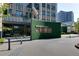 Landscaped entrance to Buckhead Plaza offers a professionally maintained and inviting first impression at 3040 Peachtree Nw Rd # 511, Atlanta, GA 30305