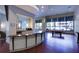 Upscale lobby featuring a modern reception area, hard wood floors, and windows with natural light at 3040 Peachtree Nw Rd # 511, Atlanta, GA 30305
