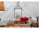 Cozy attic bedroom with built in bed, white walls and plenty of natural light at 218 Barry St, Decatur, GA 30030