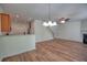 Spacious living room featuring a fireplace, lots of natural light, and hardwood floors at 2241 Nottley Dr # 4, Marietta, GA 30066