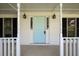 Close-up of the front door and porch of this lovely home at 1061 Retner Dr, Mableton, GA 30126