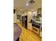 Kitchen with stainless steel appliances, granite countertops, and sleek, modern design at 145 15Th Ne St # 1015, Atlanta, GA 30309