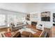 Bright and spacious living room with fireplace and ample seating at 3038 Nancy Creek Nw Rd, Atlanta, GA 30327