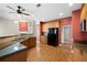Spacious kitchen features granite countertops, wooden cabinetry, and stainless steel appliances at 4955 Kingsbridge Ct, Powder Springs, GA 30127