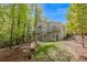 Charming home exterior featuring a spacious deck, walkout basement, and a swing, perfect for outdoor living at 803 Willow Oak Dr, Woodstock, GA 30189