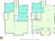 Detailed floor plan showcasing multiple bedrooms, kitchen, living spaces, and garage at 803 Willow Oak Dr, Woodstock, GA 30189