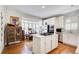Bright kitchen with marble countertops, stainless steel appliances, and a center island at 1015 Heatherbrooke Ln, Atlanta, GA 30324