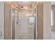 Modern bathroom with a glass-enclosed shower, offering a clean and contemporary design at 310 Oak Leaf Pl, Acworth, GA 30102