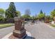 Stone and brick welcome center at the entrance to the Three Bridges Community at 3810 Baverton Dr, Suwanee, GA 30024