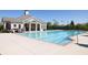 Gorgeous community pool with inviting lounge area and clear blue water at 3810 Baverton Dr, Suwanee, GA 30024