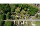 Aerial view of property lines highlighting location, trees, house, and proximity to road at 72 Grayson New Hope Rd, Grayson, GA 30017