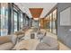 Luxurious lounge area with comfortable seating and kitchenette area with modern appliances at 40 12Th Ne St # 903, Atlanta, GA 30309